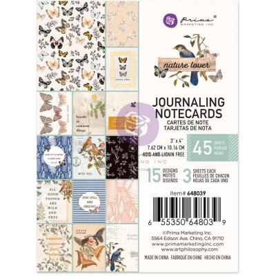 Prima Marketing Nature Lover Designpapier - Journaling Cards